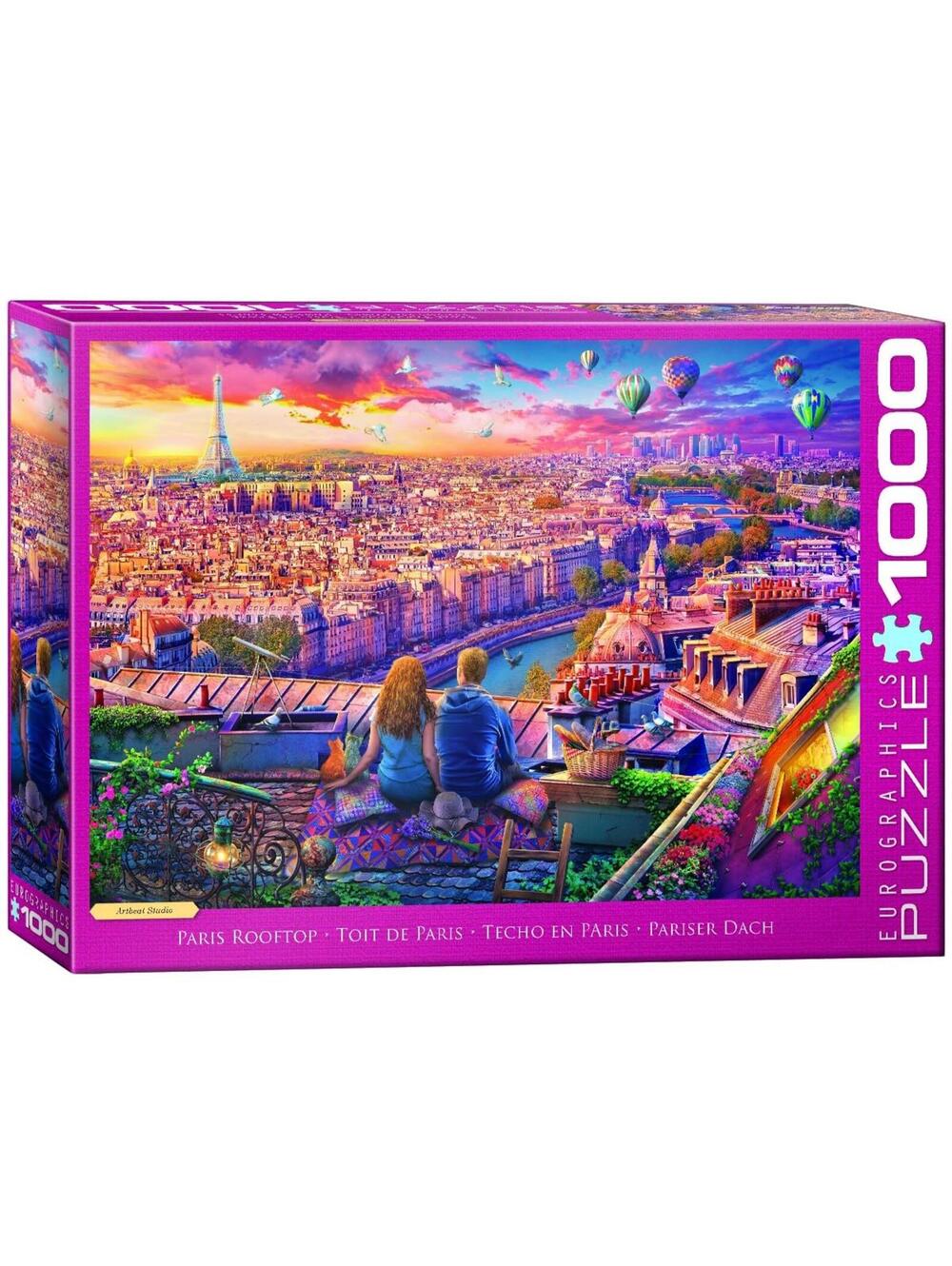 Eurographics 1000 Piece Paris Rooftop Puzzle